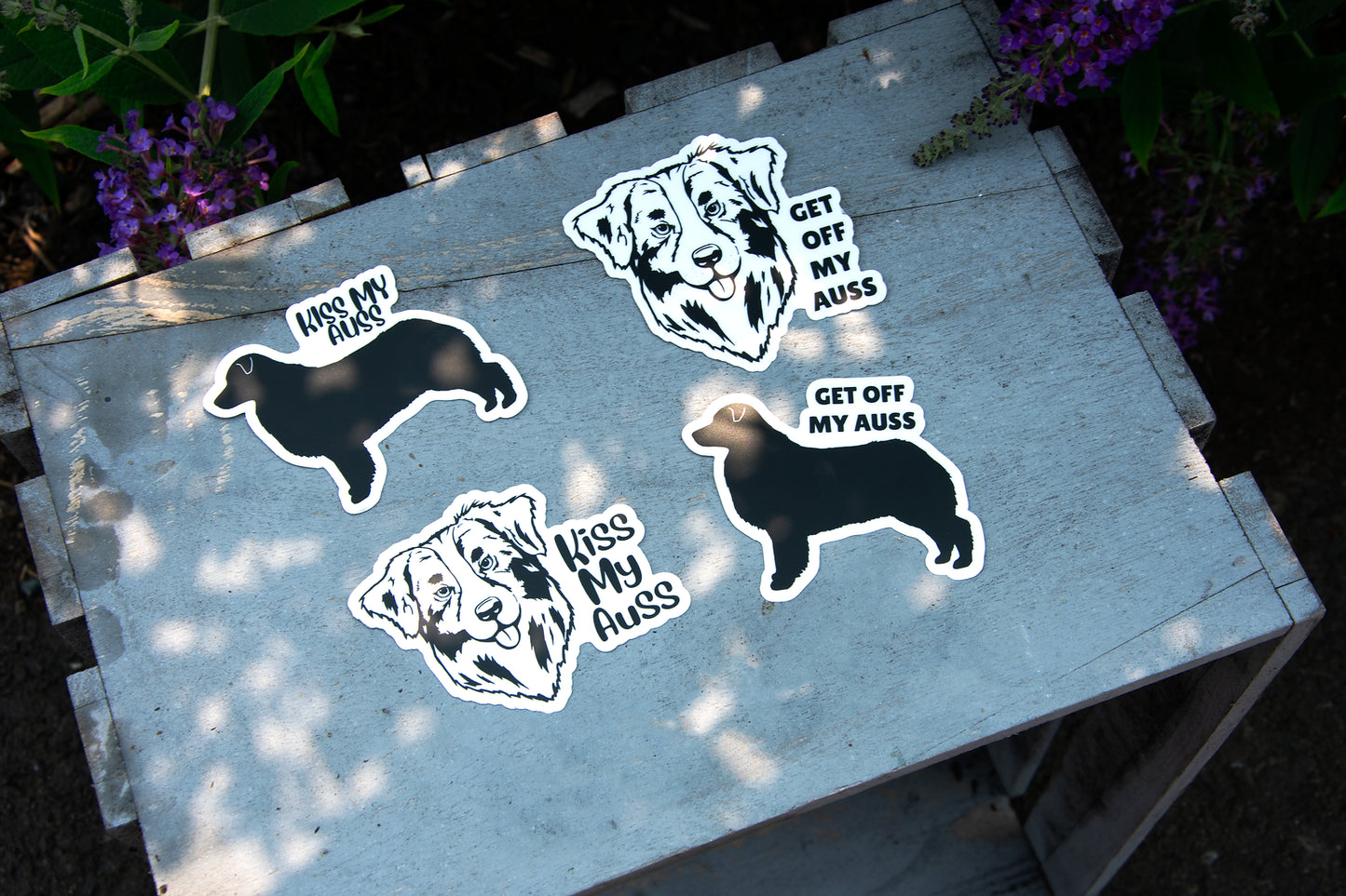 Aussie Print Die Cut Sticker