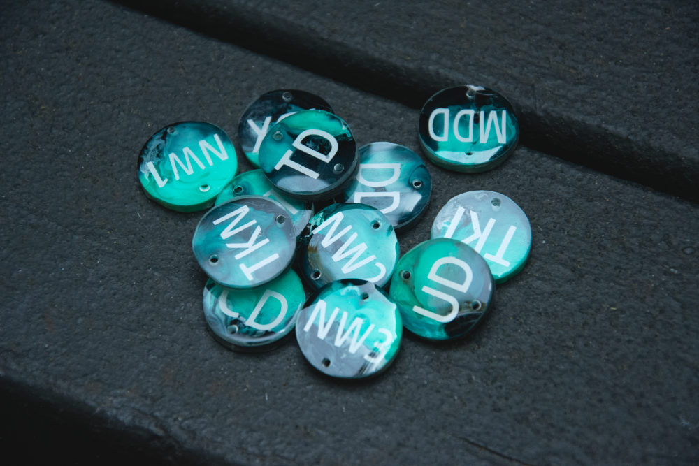 Title Charms for Custom Large Rectangle Tags