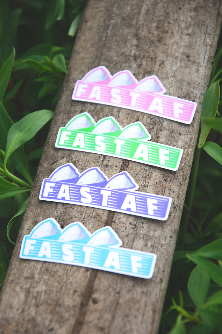 Fast AF Print Die Cut Sticker – Pinsch Me Designs