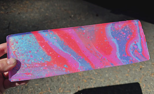 Premade FLAT Large Rectangle Tag 28