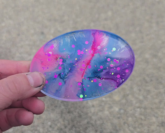 Premade Small Oval Tag