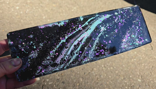 Premade FLAT Large Rectangle Tag 202