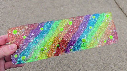 Premade FLAT Large Rectangle Tag