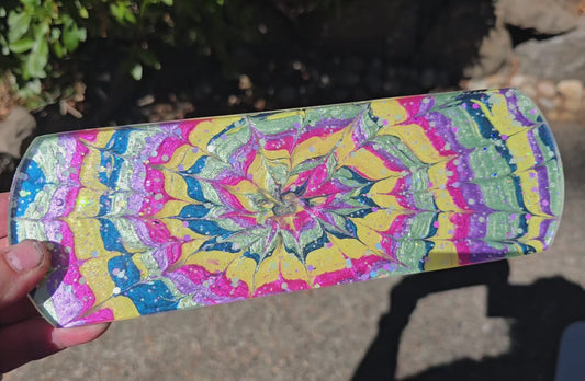 Premade ROUNDED Large Rectangle Tag 57