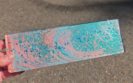 Premade FLAT Large Rectangle Tag 104