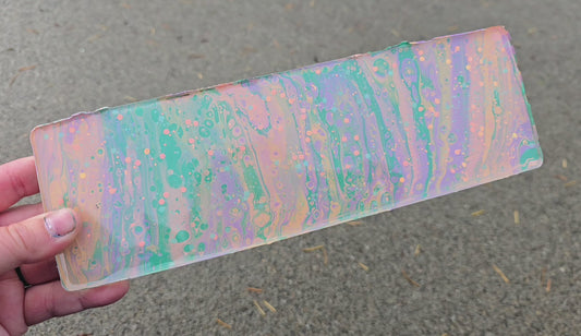 Premade FLAT Large Rectangle Tag 284