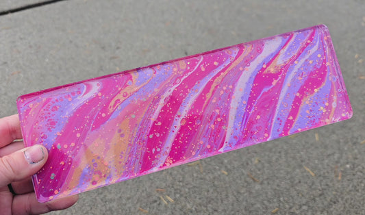 Premade FLAT Large Rectangle Tag 302