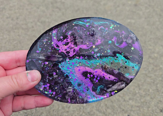 Premade Large Oval Tag *