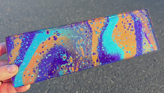 Premade FLAT Large Rectangle Tag 242