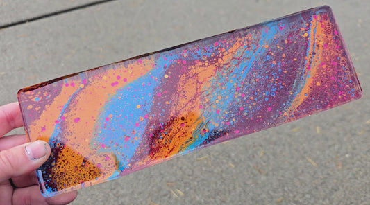 Premade FLAT Large Rectangle Tag 298