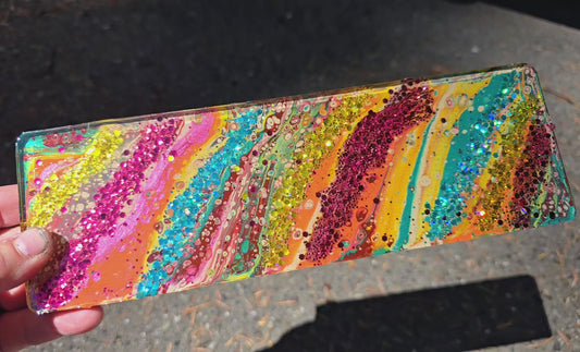 Premade FLAT Large Rectangle Tag 25