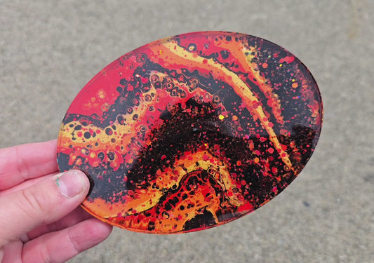 Premade Large Oval Tag