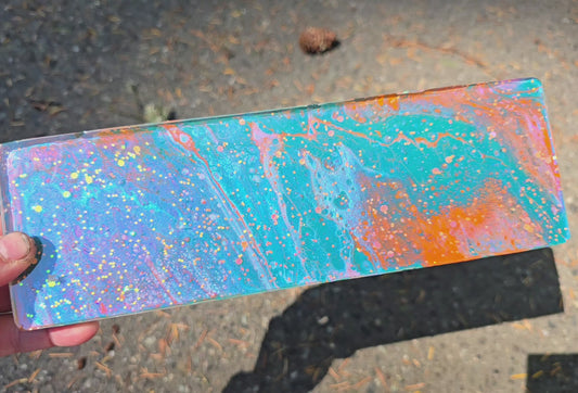 Premade FLAT Large Rectangle Tag 36