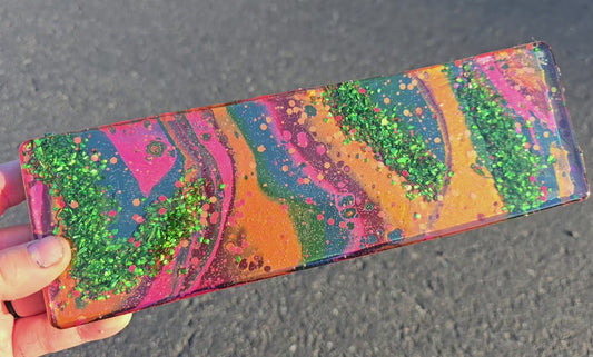 Premade FLAT Large Rectangle Tag 236